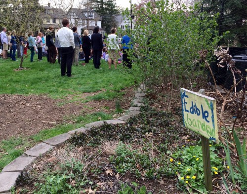 Students, faculty, staff, administrators, parents and town officials celebrated the 10-year anniversary of the CP Edible Gardens 