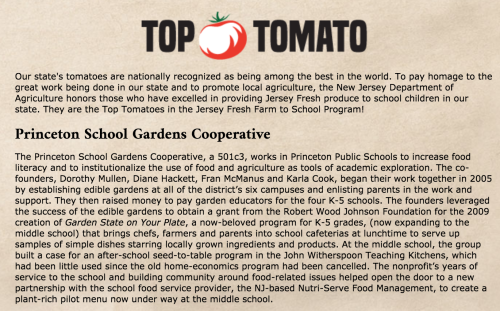 Awww. Thanks for naming us Top Tomatoes. We couldn't have done it without the whole community cooking and gardening alongside!